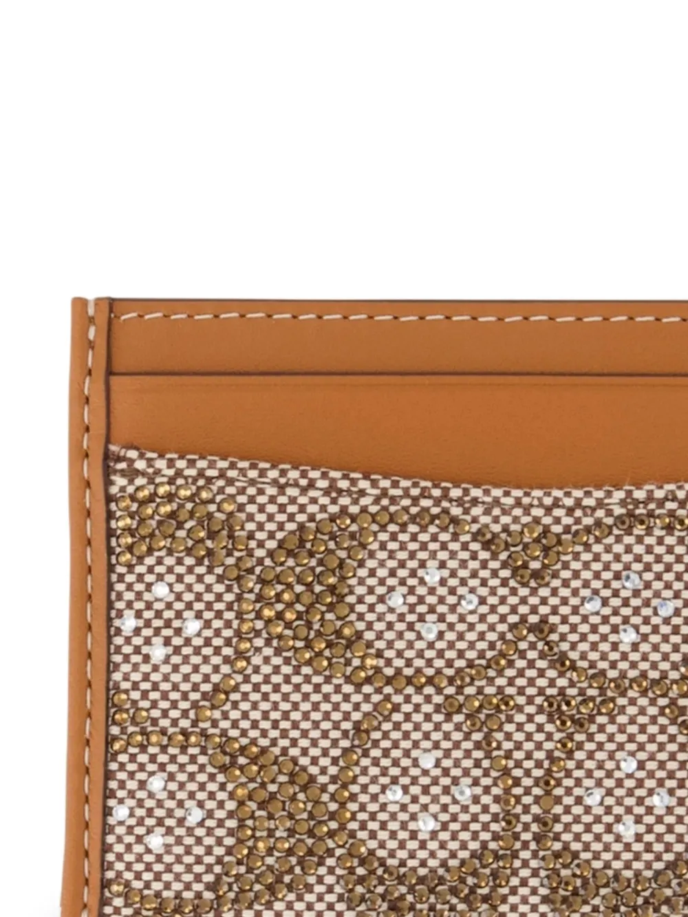 Coach crystal signature essential card holder - Bruin