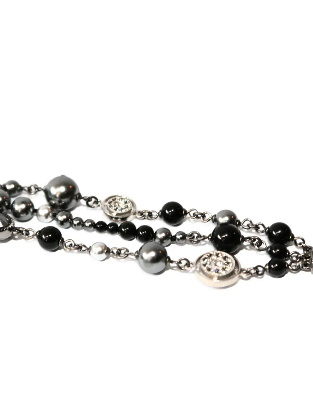 Beaded Logo-Charm Bracelet
