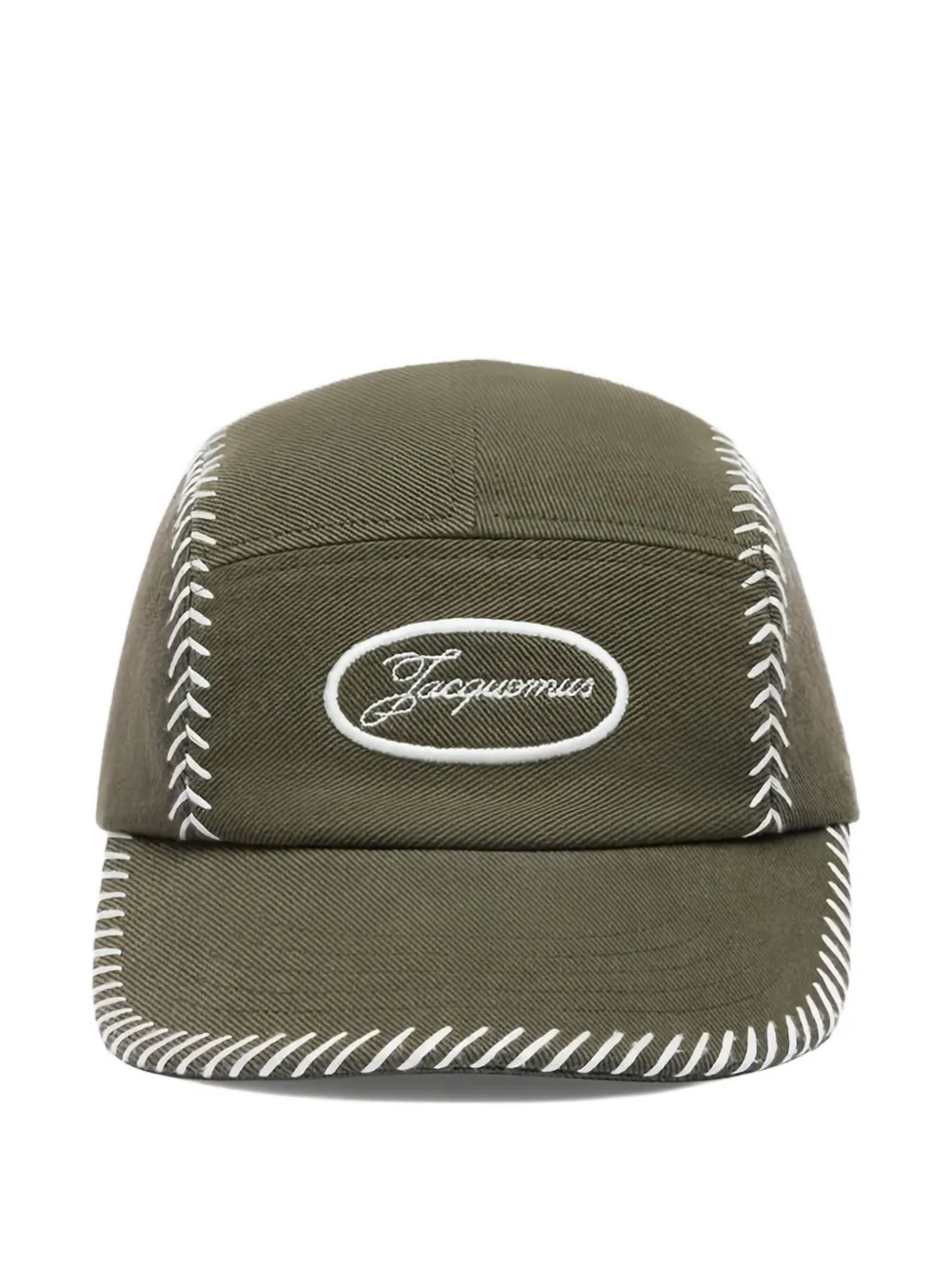 Jacquemus Logo-embroidered Baseball Cap In Green