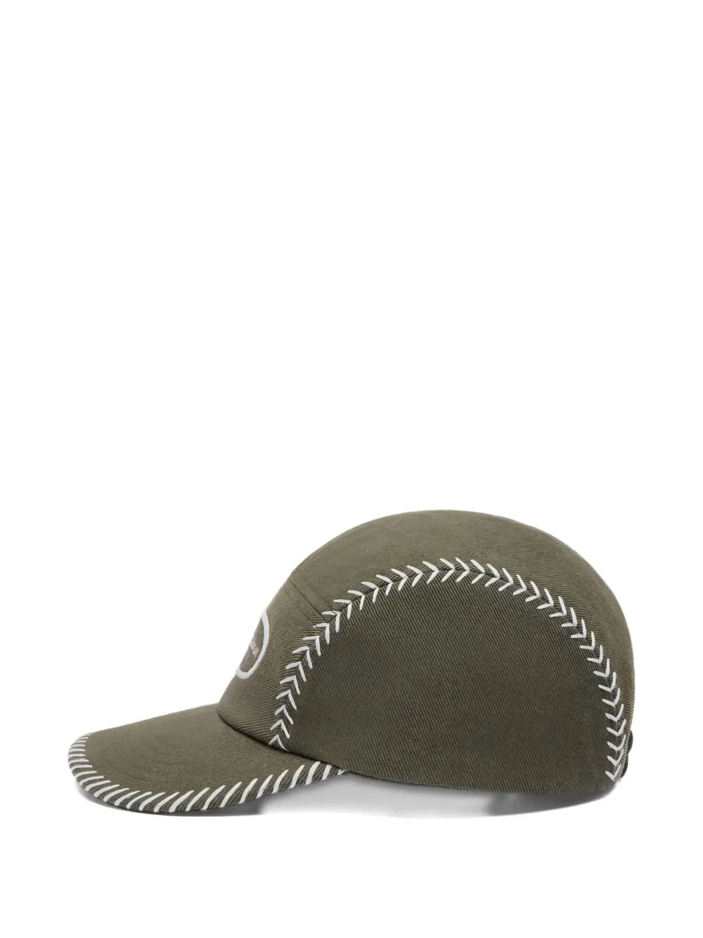 Jacquemus Logo-embroidered Baseball Cap In Green