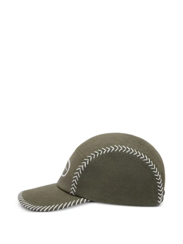 Jacquemus logo-embroidered Baseball Cap | Green | FARFETCH