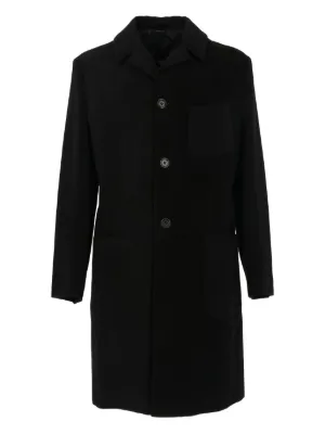 OUR LEGACY BLITHE COAT コート ブラック 46 Our Legacy - Blithe Coat Shining Black Crinkle Solaro