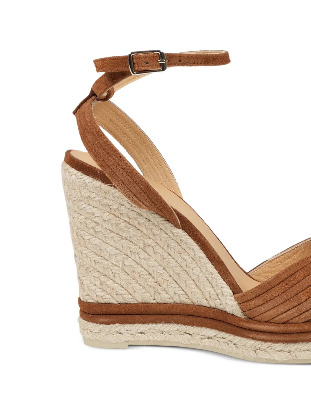 Castañer braided wedge sandals Bruin