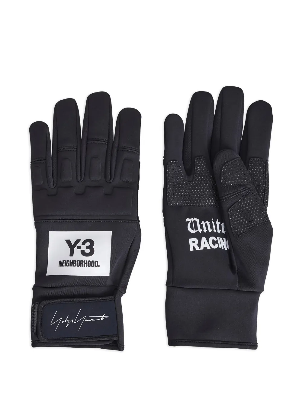 Y-3 guantes en colaboración con Neighborhood | negro | Image 1