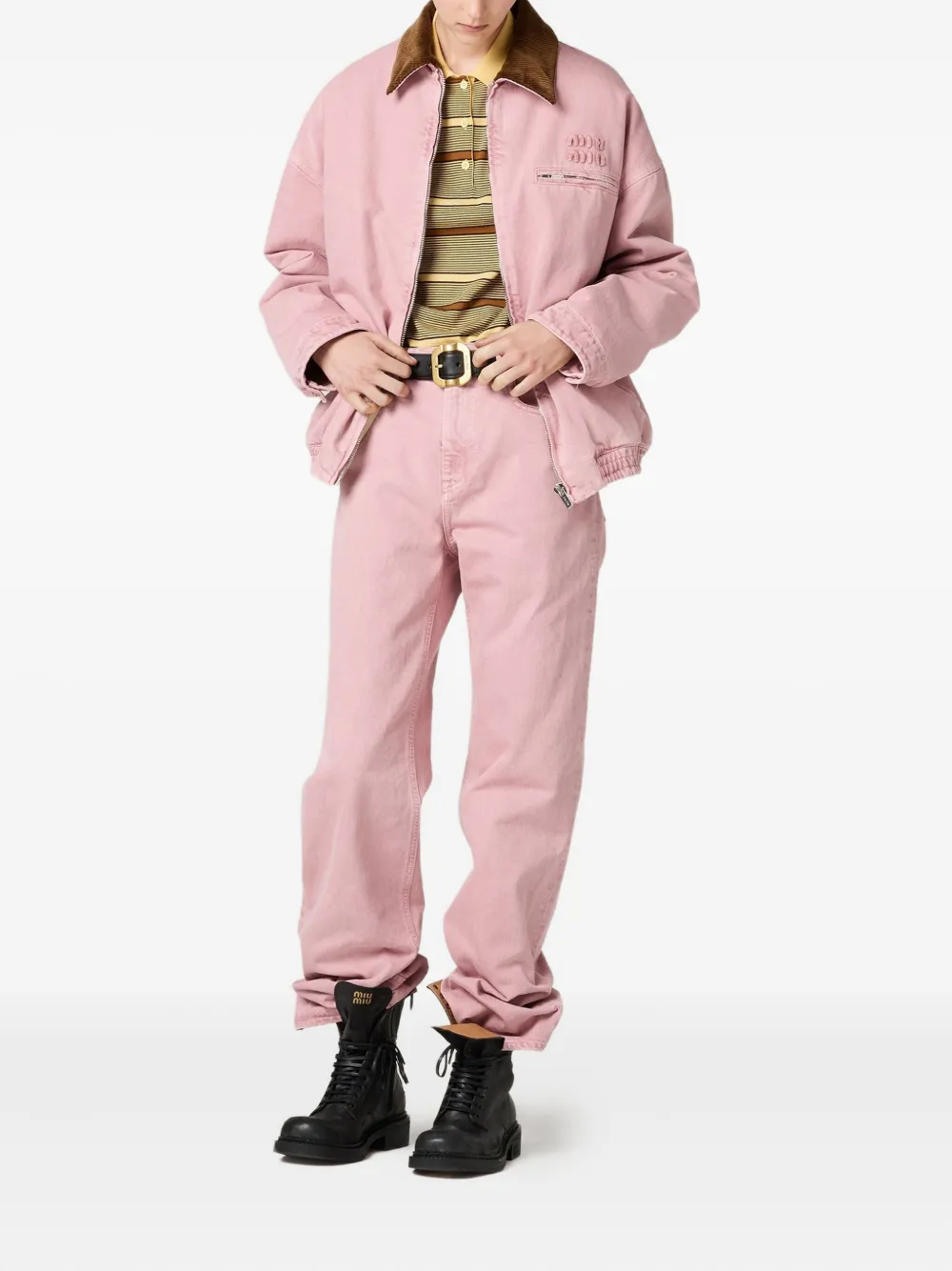 Miu Miu cotton jeans | Straight-Leg Jeans | Image 2