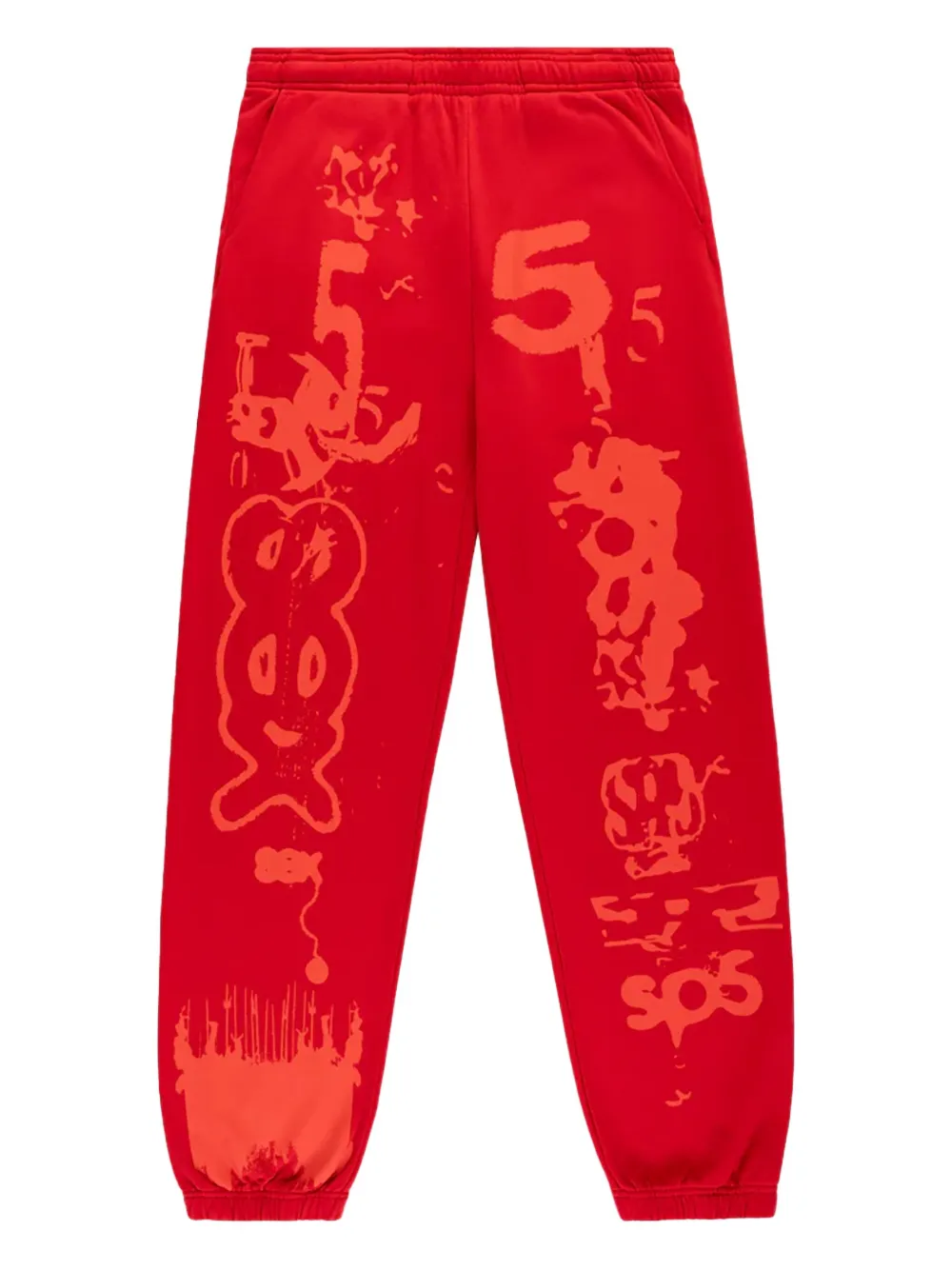 SP5DER X-Ray track pants | Red | Image 1
