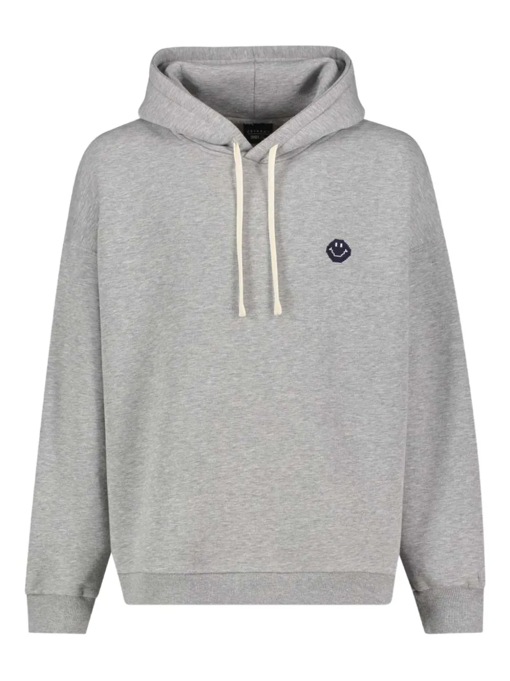 Joshua Sanders x Smiley® logo-detail hoodie | Grey | Image 1