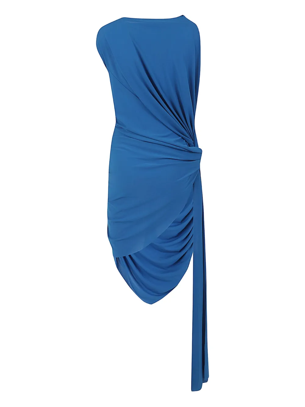 Alex Perry draped knot mini dress - Blauw