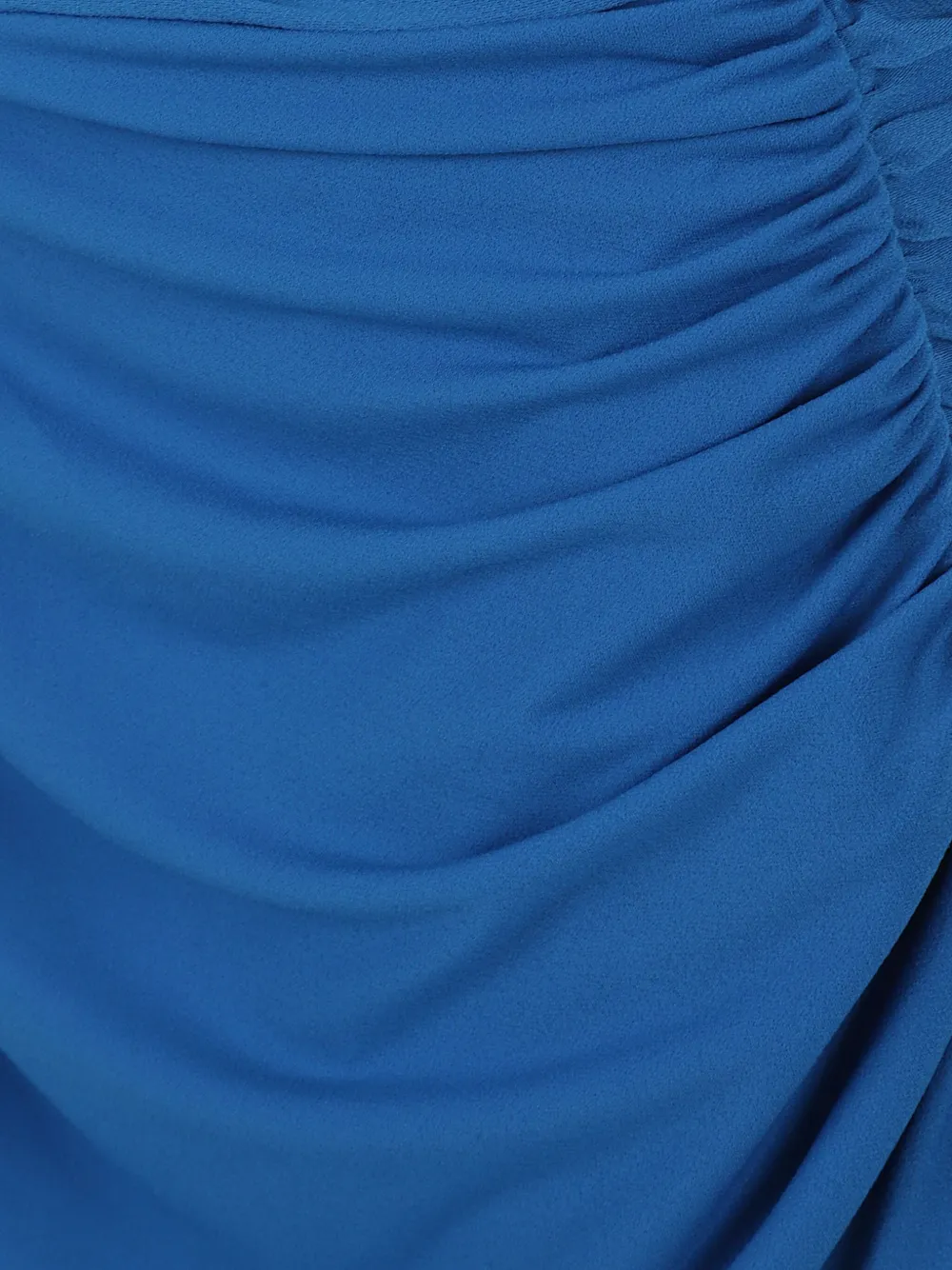 Alex Perry Draped Knot Mini Dress In Blue