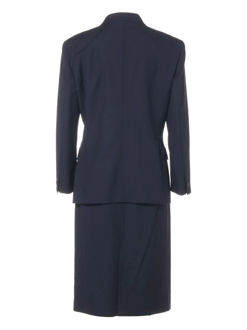 Pre-owned Burberry 1990-2000s Double-breasted Suit In Blue