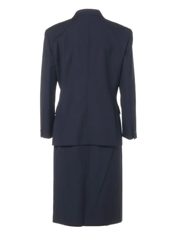 Burberry's ダブルブレストスーツ ダークブルー BURBERRY ダークブルー ダブルブレスト ビジネススーツ