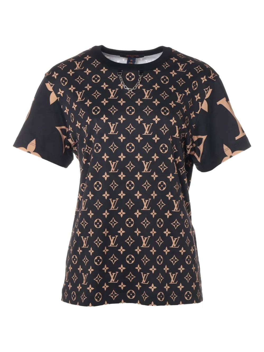 Pre-owned Louis Vuitton 2020s Monogram T-shirt In Black