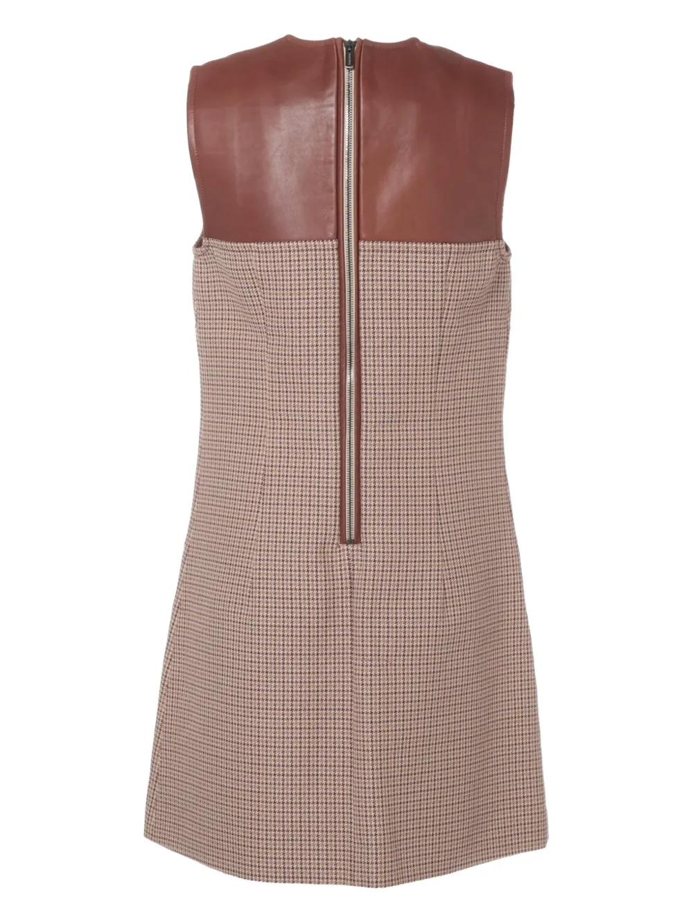 Pre-owned Miu Miu 2014 Sleeveless Pocket Dress In Neutral