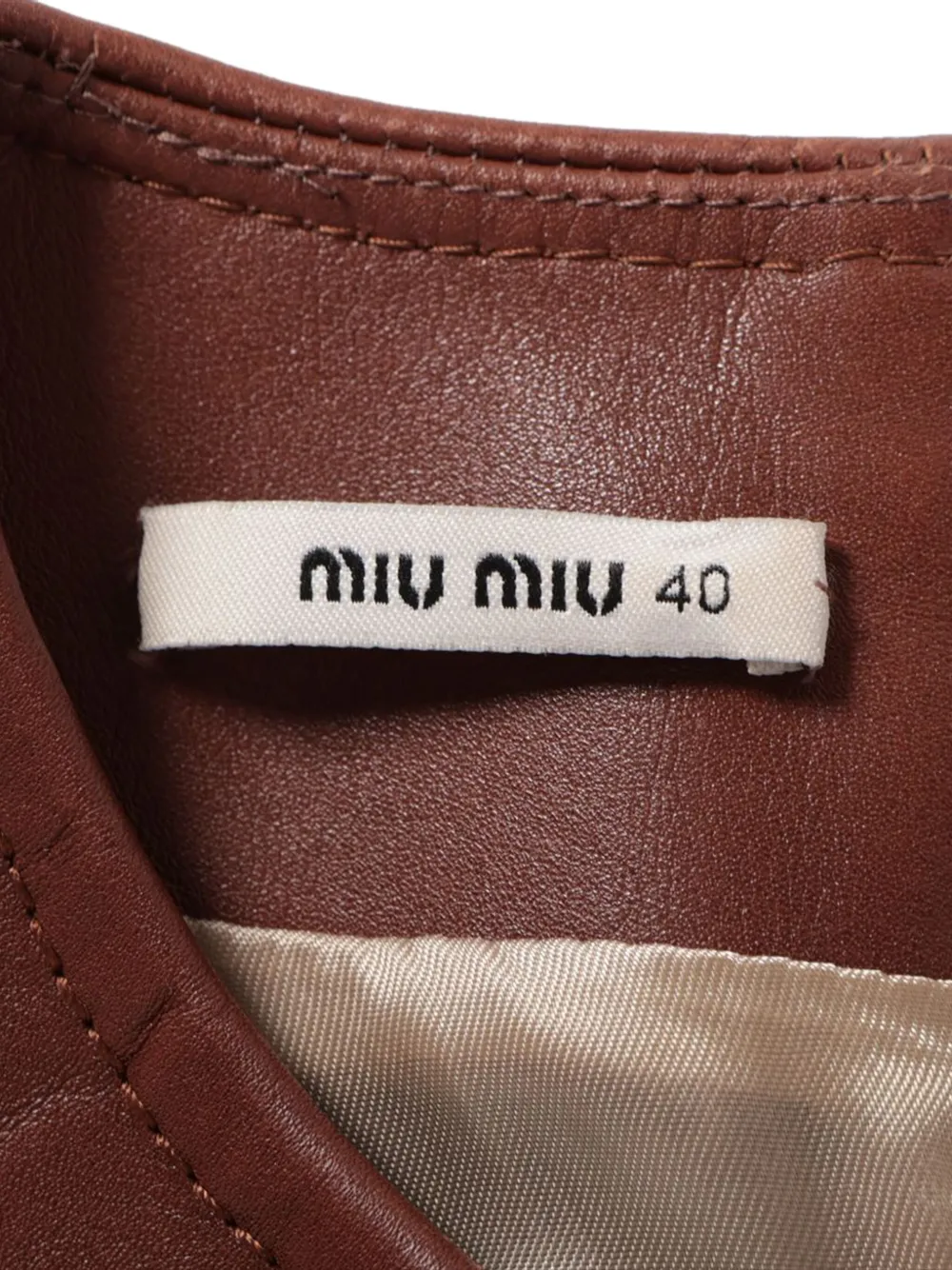 Pre-owned Miu Miu 2014 Sleeveless Pocket Dress In Neutral