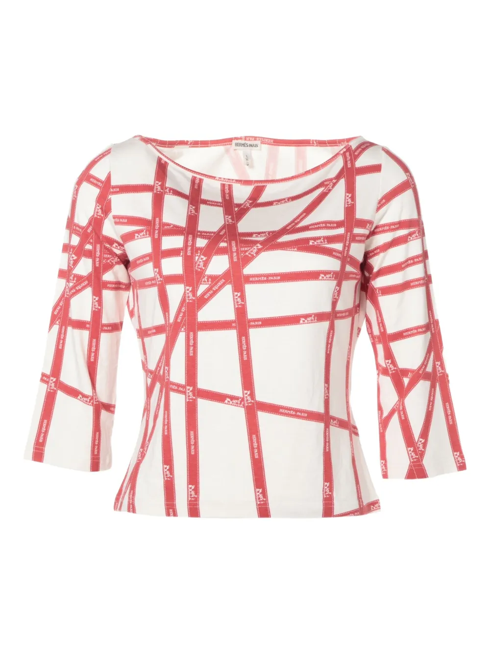 Hermès Pre-Owned top con lazo 1990-2000 | blanco | Image 1