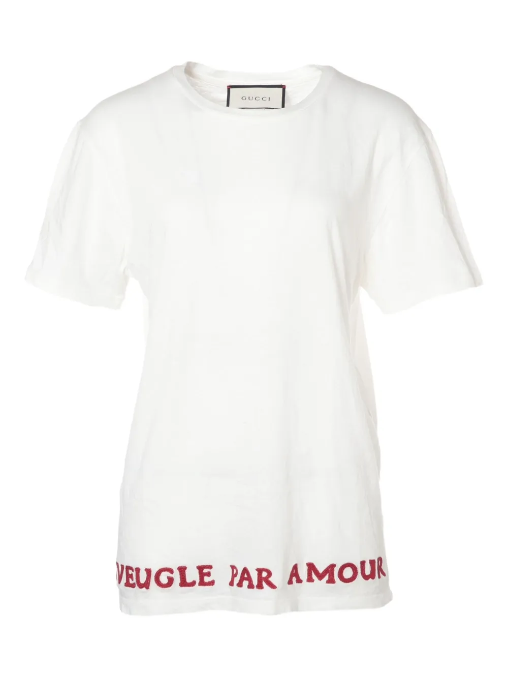 Gucci Pre-Owned playera con letras 2000 | blanco | Image 1