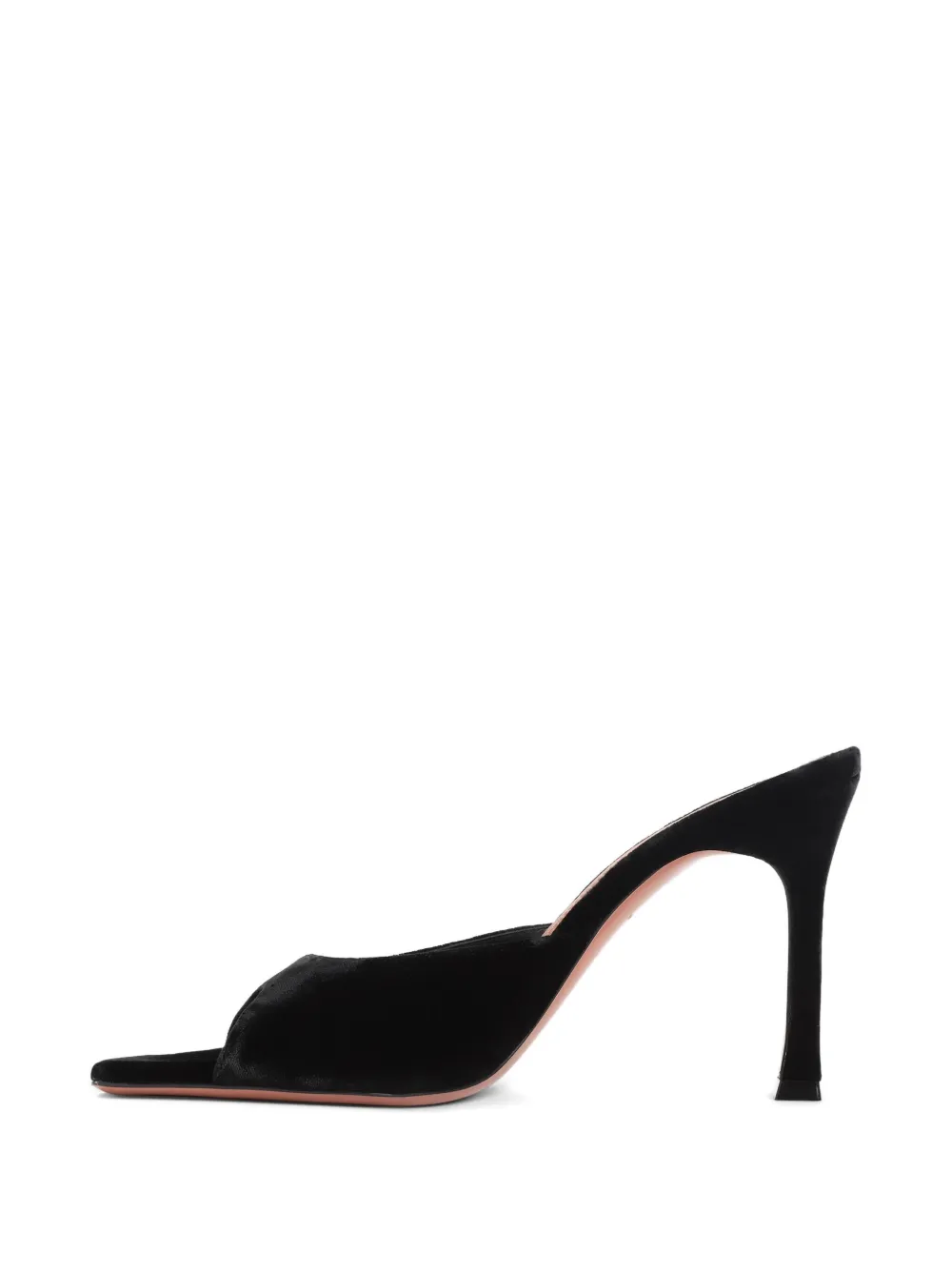 Amina Muaddi 105 mm Alexa sandalen met hak Zwart