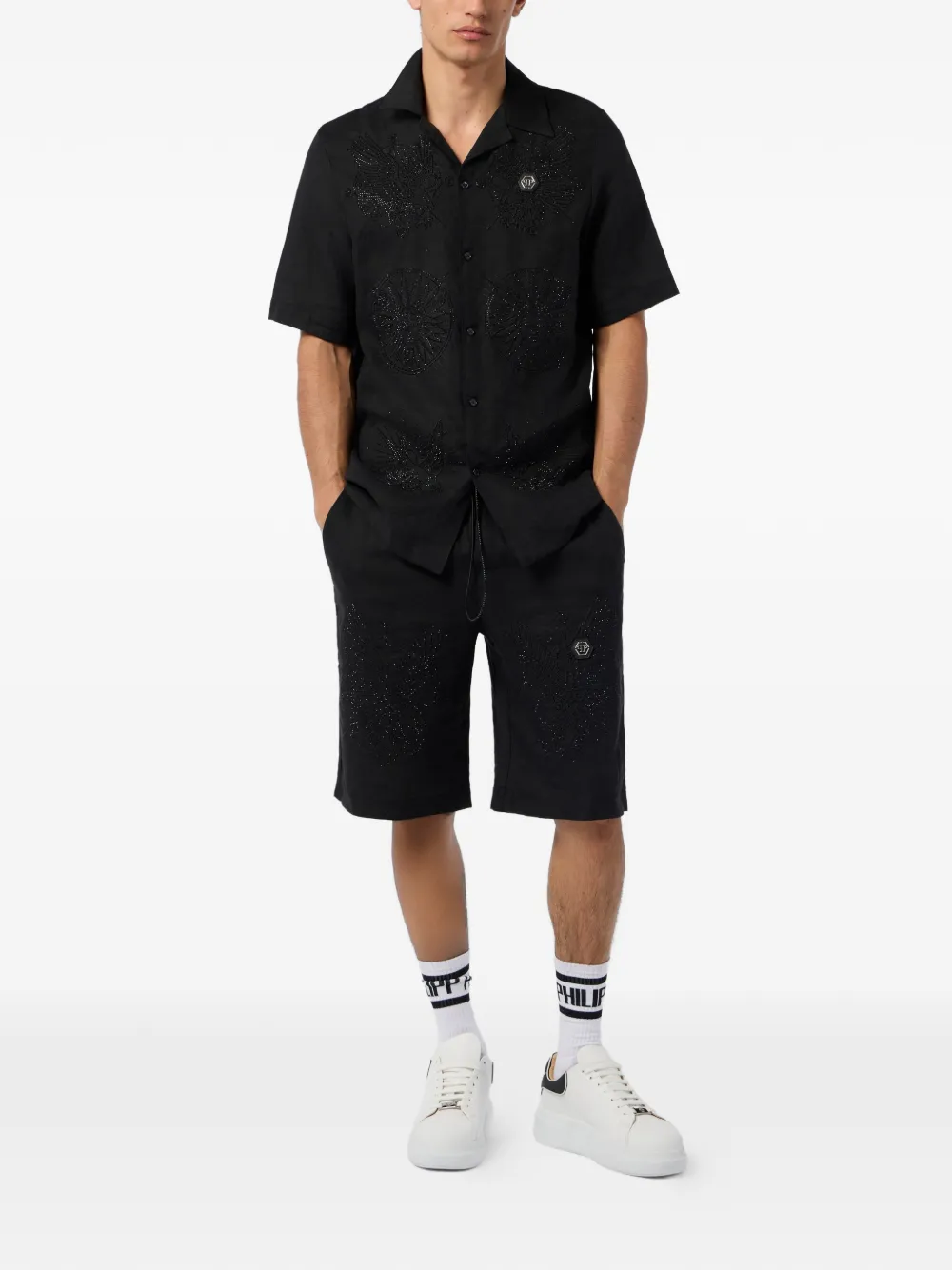 Philipp Plein short-sleeve shirt - Zwart