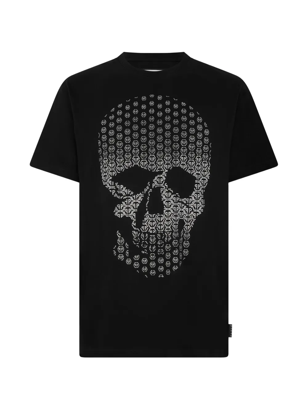 Philipp Plein rhinestone-skull T-shirt - Nero