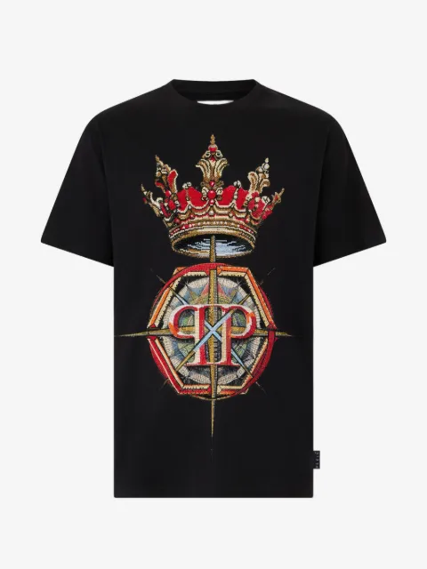 Philipp Plein rhinestone round-neck T-shirt