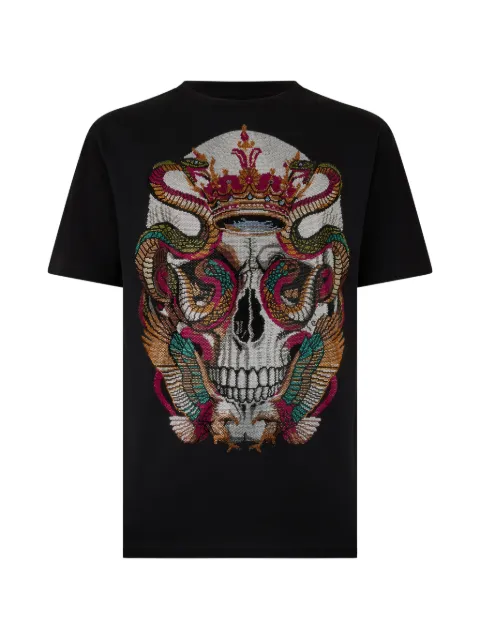Philipp Plein rhinestone-pattern T-shirt