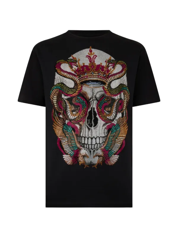 Philipp Plein ラインストーン Tシャツ | ブラック | FARFETCH JP