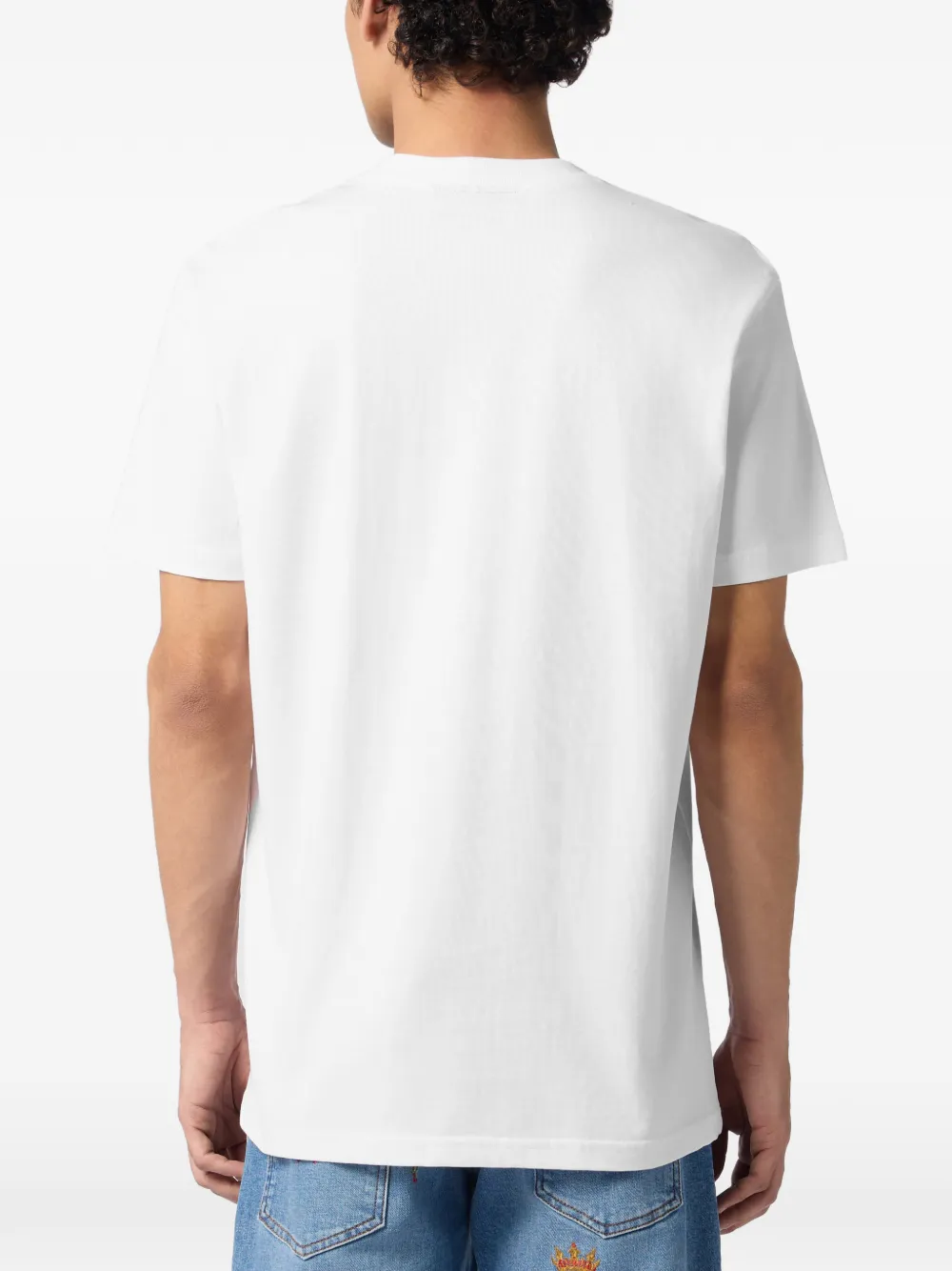 Philipp Plein T-shirt met geborduurde patch Wit