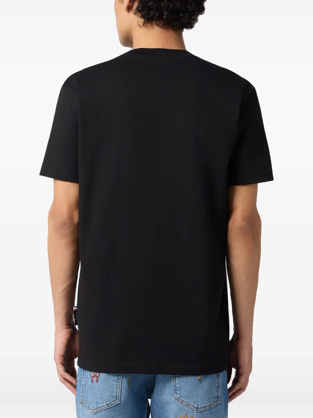 Philipp Plein T-shirt met geborduurde patch Zwart