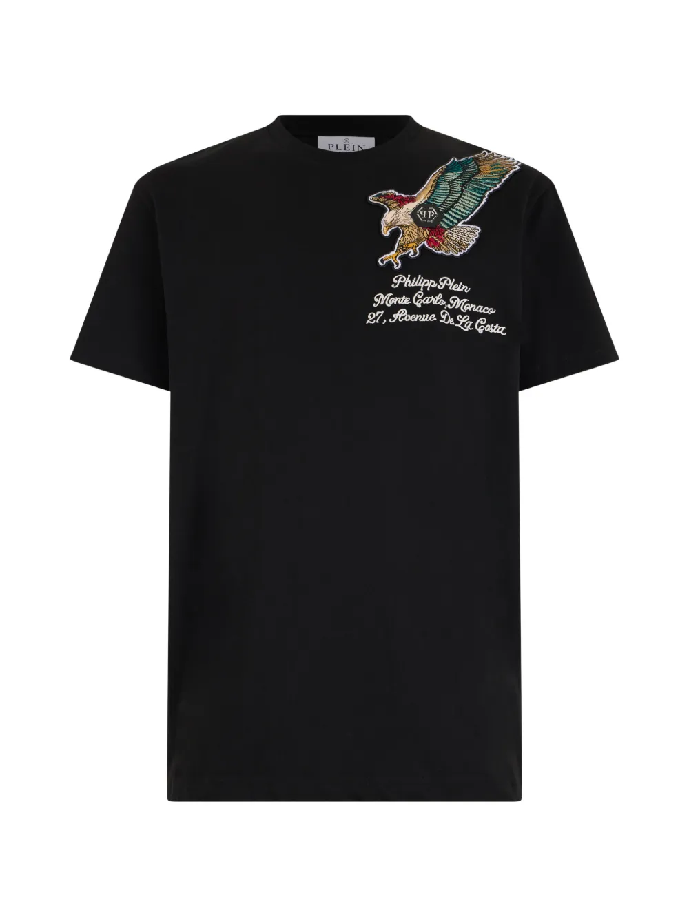 Philipp Plein embroidered-patch T-shirt - Nero
