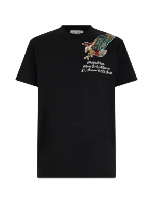 Raf Simons graphic-print T-shirt | Black | FARFETCH