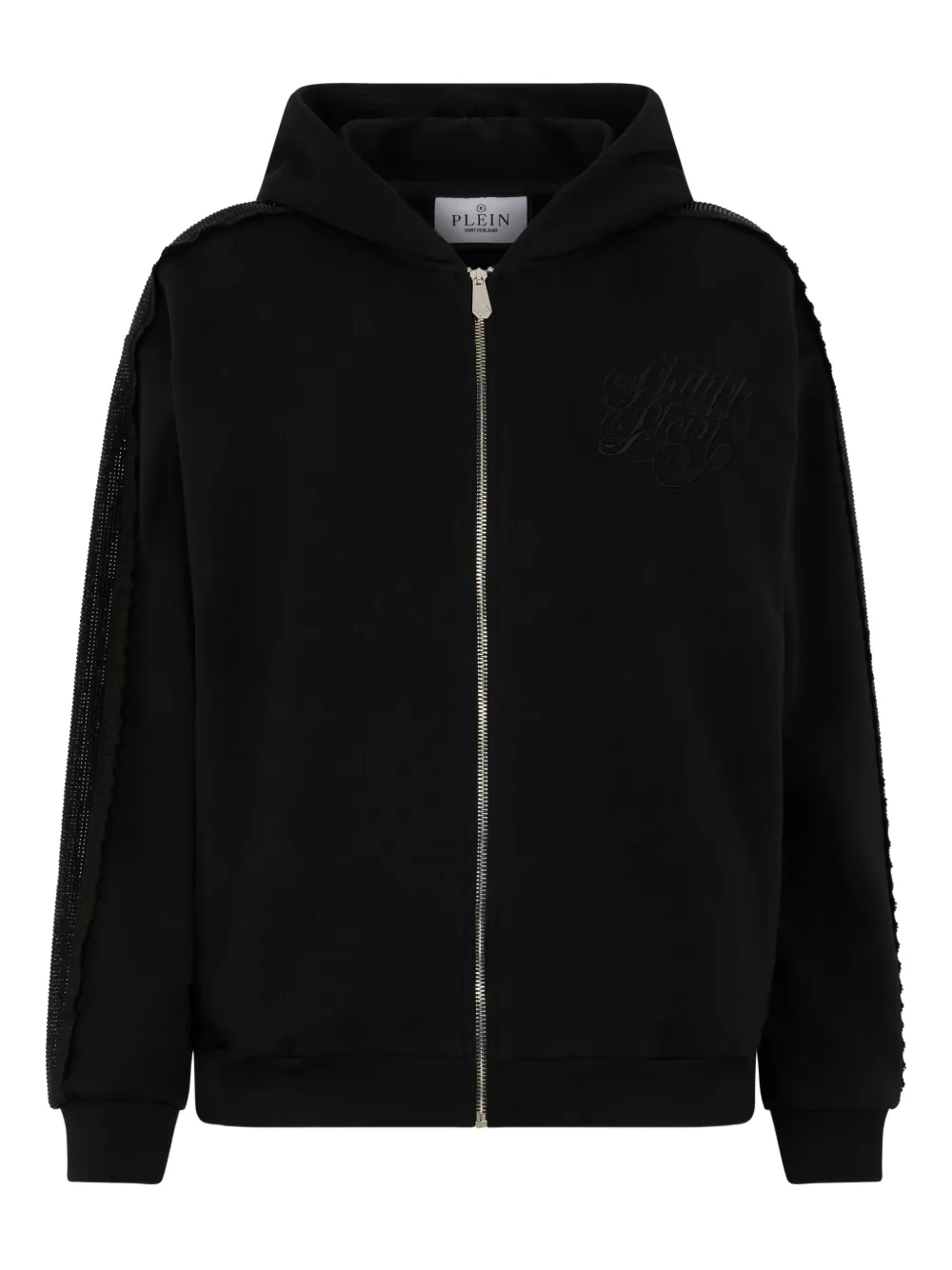 Philipp Plein logo-detail hoodie - Nero