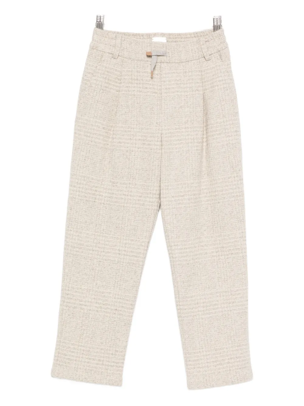 Eleventy Kids' Pleated Trousers In Neutral