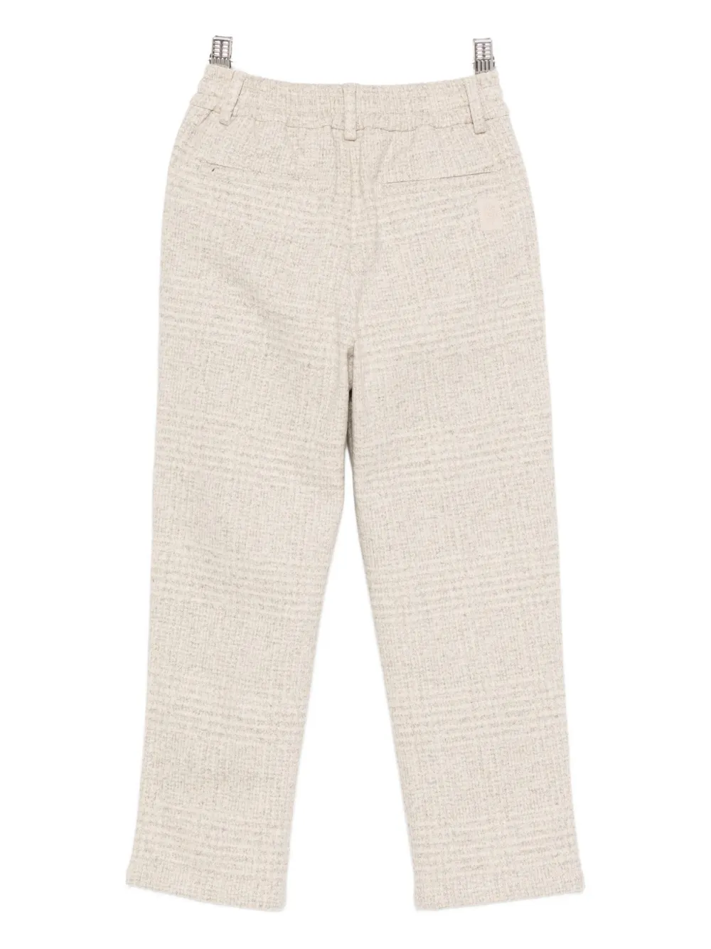 Eleventy Pleated Trousers In Neutral