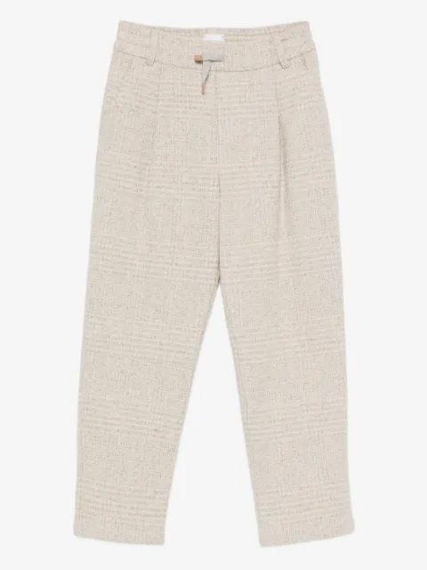 Eleventy Kids pleated trousers