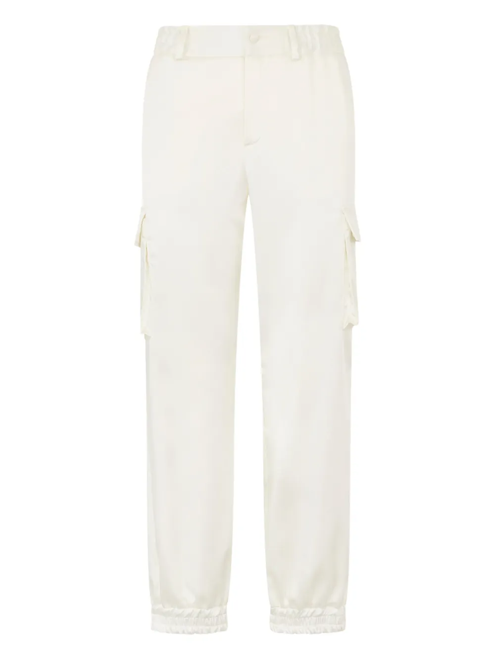 Philipp Plein patch-pocket drawstring cargo pants - Toni neutri