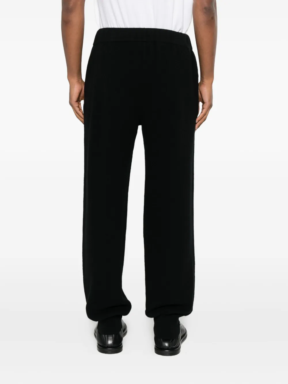 Roberto Collina Trainingsbroek met trekkoord Zwart