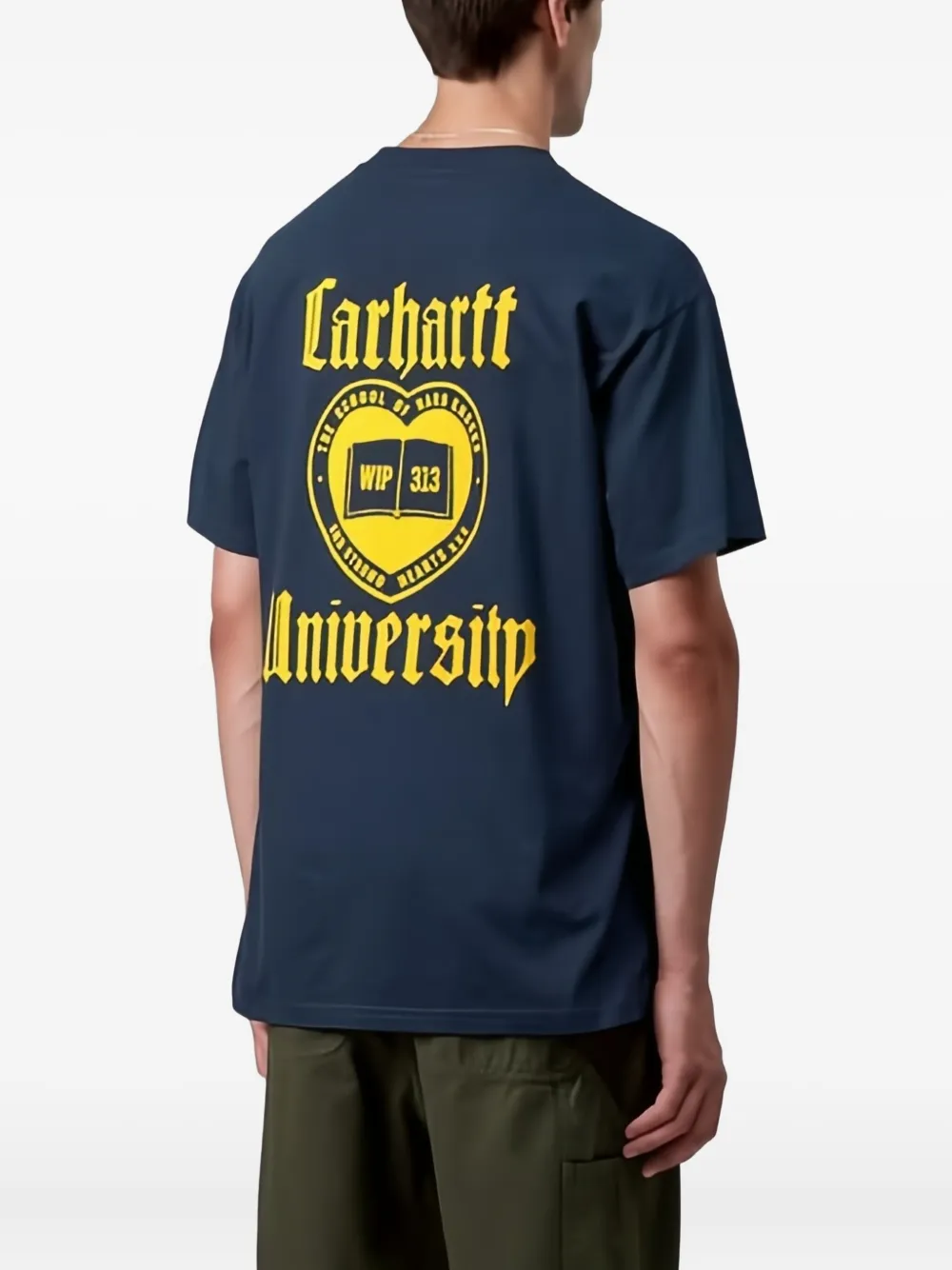 Carhartt WIP Schooling T-shirt Blauw