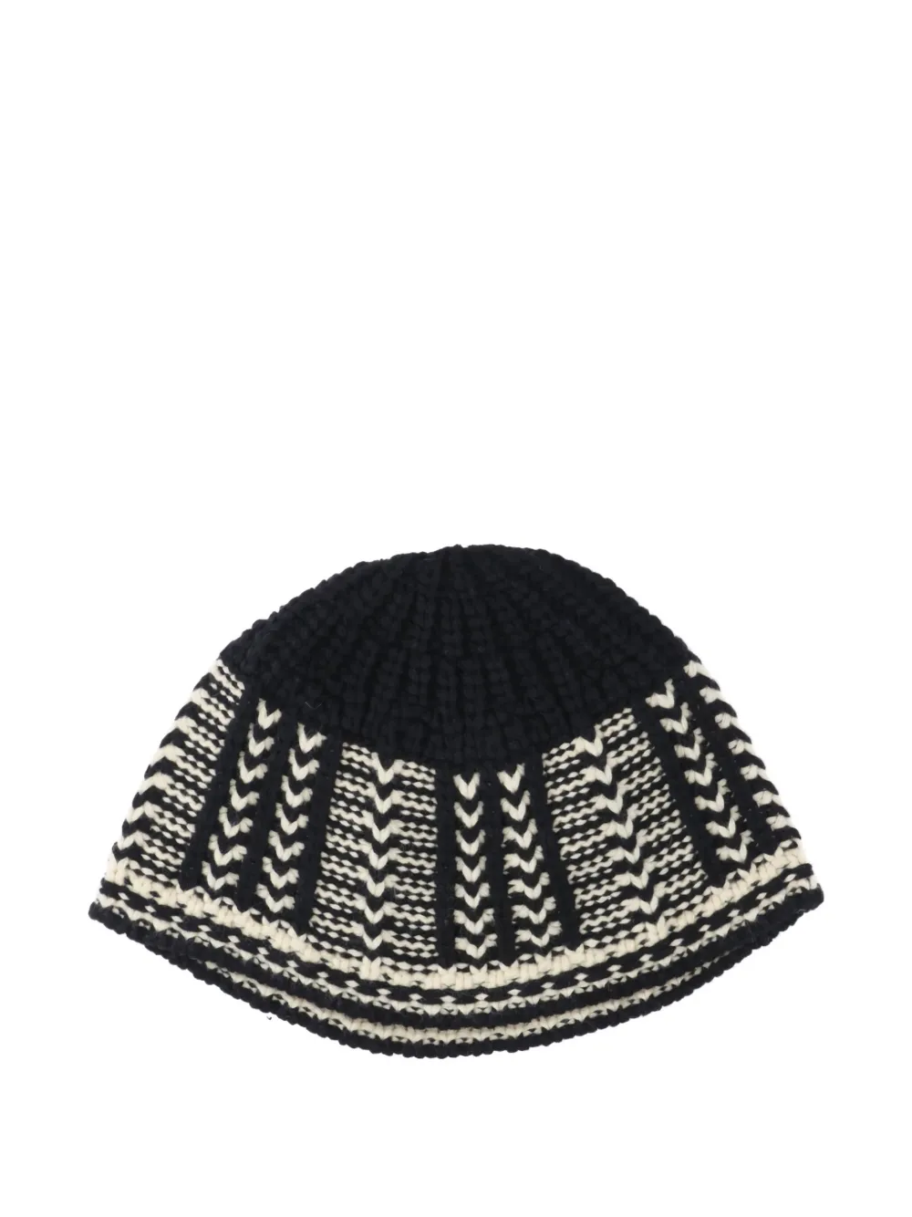 Low Classic patterned beanie | Black | Image 1
