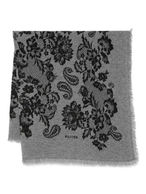 kujten floral-pattern scarf