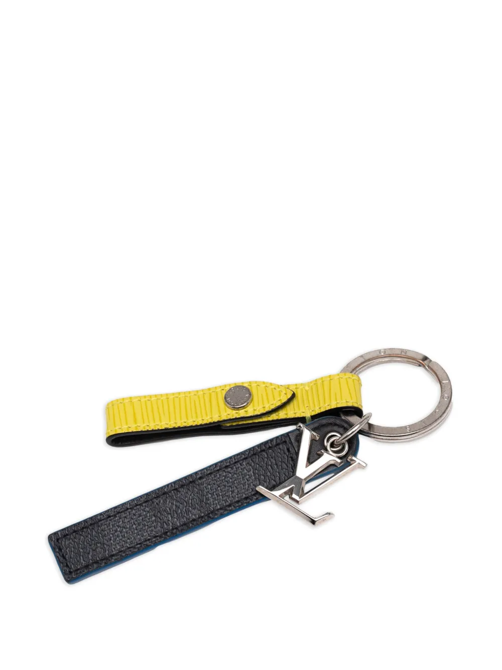 Louis Vuitton Pre-Owned 2019 ダミエ グラフィット エピ タブ ベルトホルダー キーチェーン - ブラック Louis Vuitton Pre-Owned 2019 ダミエ グラフィット エピ タブ ベルトホルダー キーチェーン - ブラック