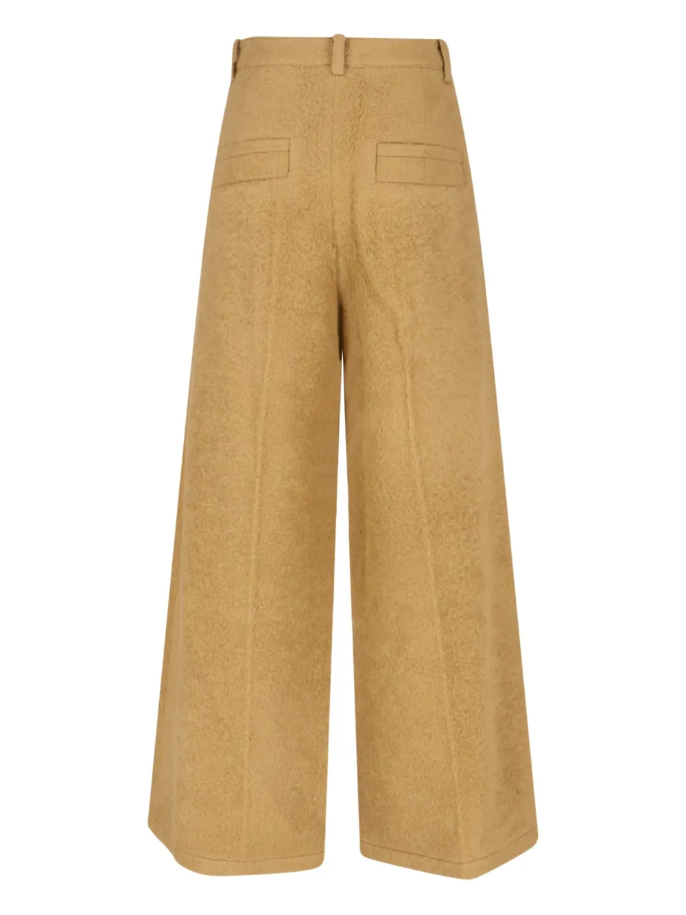 Low Classic Broek met riemlussen - Beige
