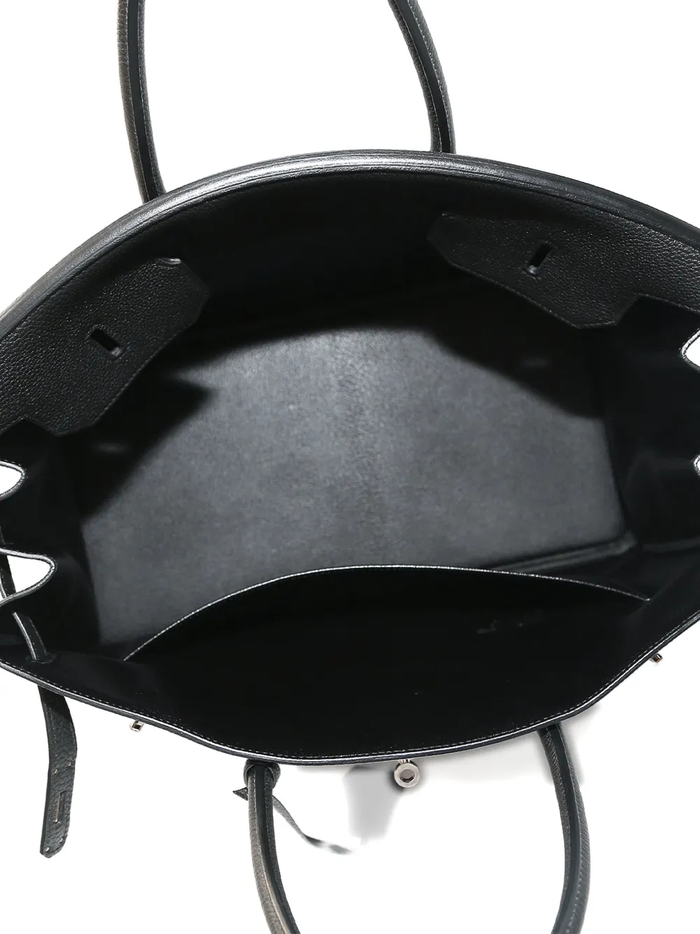 Pre-owned Hermes 2018 Birkin 40 Tote Bag In Black