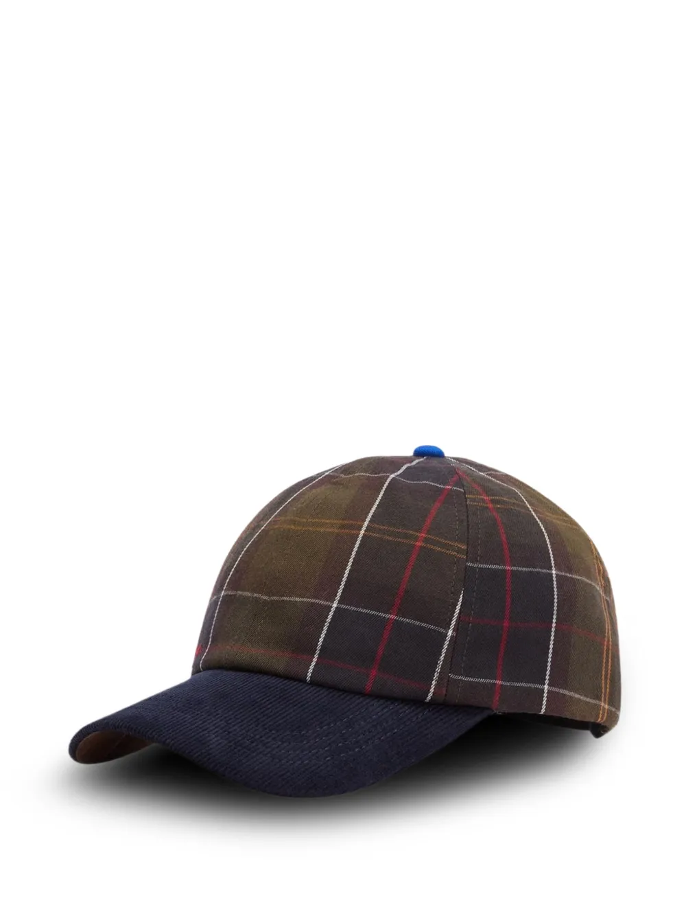 CHIARA D'ESTE tartan wool cap | Brown | Image 1
