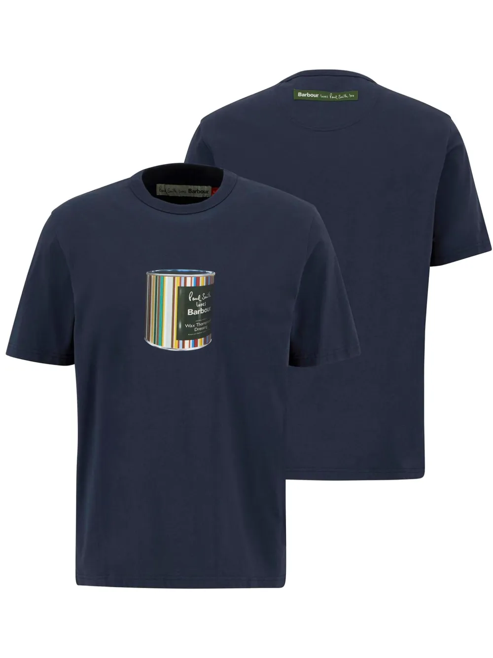 Paul Smith X Barbour Short-sleeve Graphic T-shirt In Blue