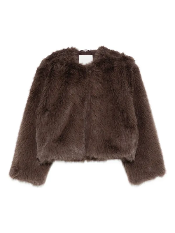 Citizens of Humanity Esme Textured Jacket in Brown