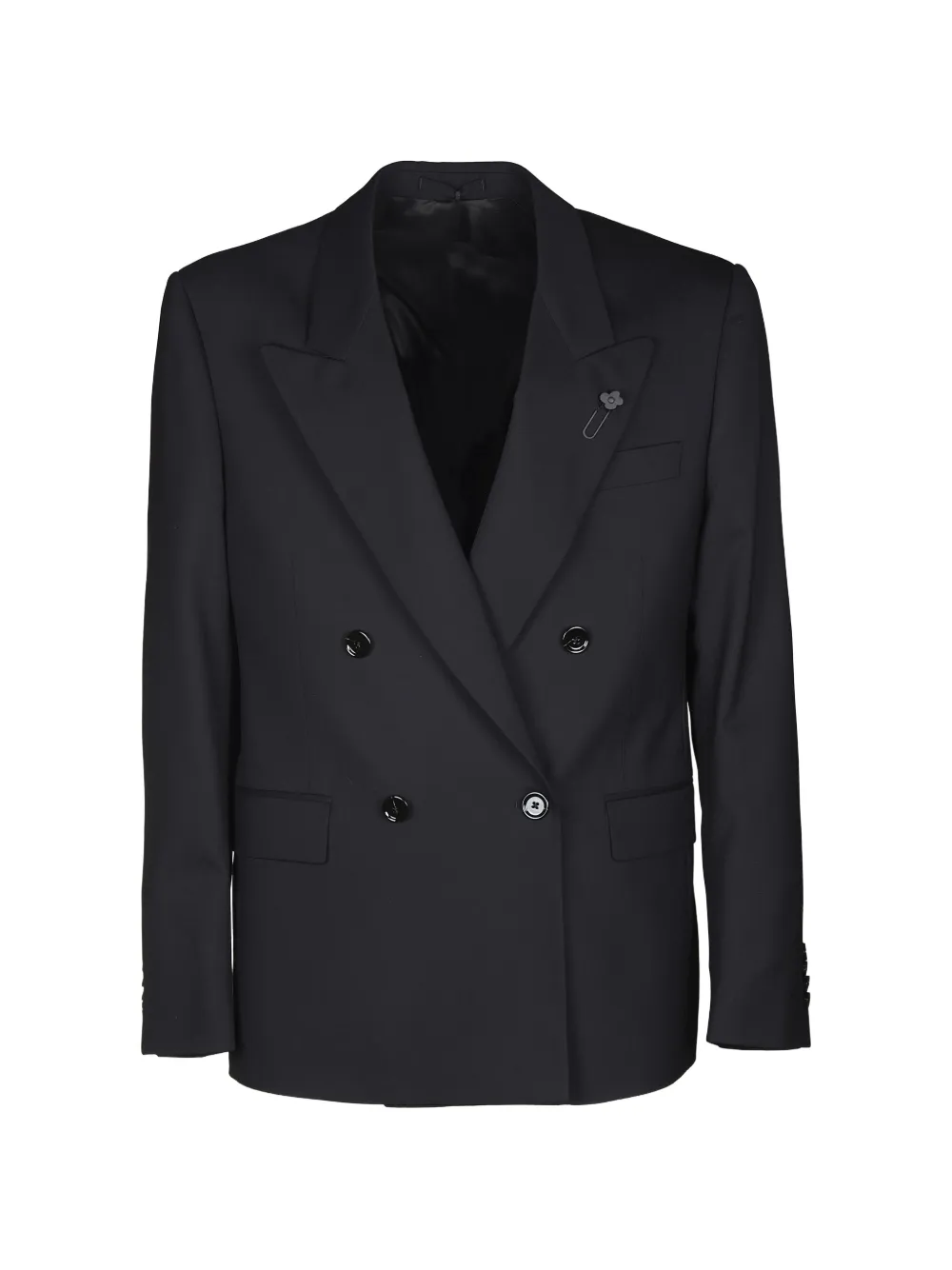 Lardini double-breasted blazer - Nero