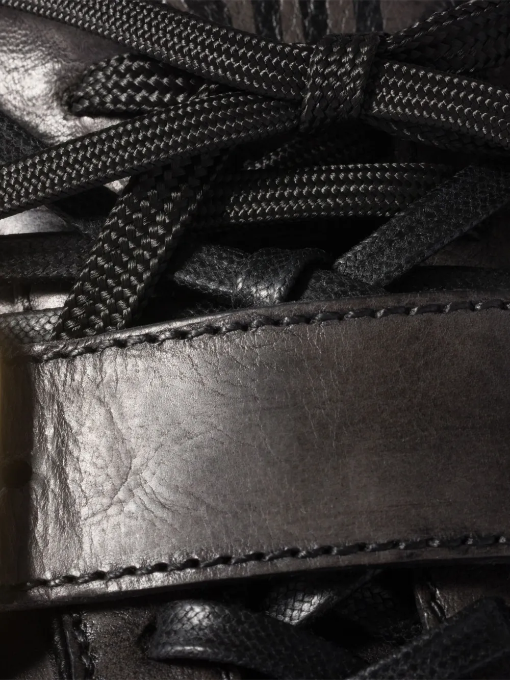 Miu Miu Buckle-strap Leather Sneakers In Black