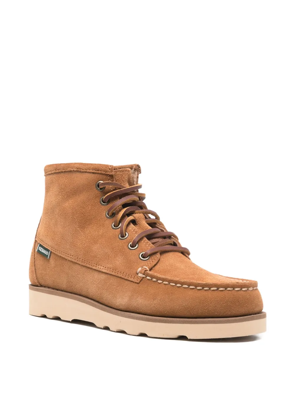 Sebago Tala Lace-up Ankle Boots In Brown