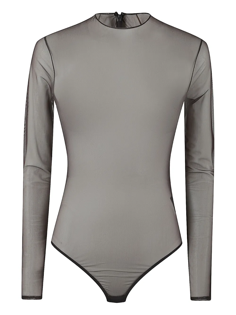 Alex Perry long-sleeve bodysuit | Brown | Image 1