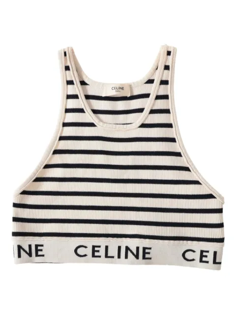 Celine Pre-Owned 2020-2025s striped bra top